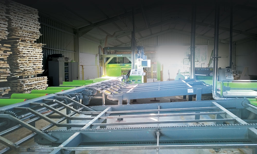 piliarska linka na tvrdé drevo v Poľsku